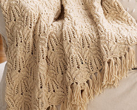 favecrafts Lace Cable Afghan
